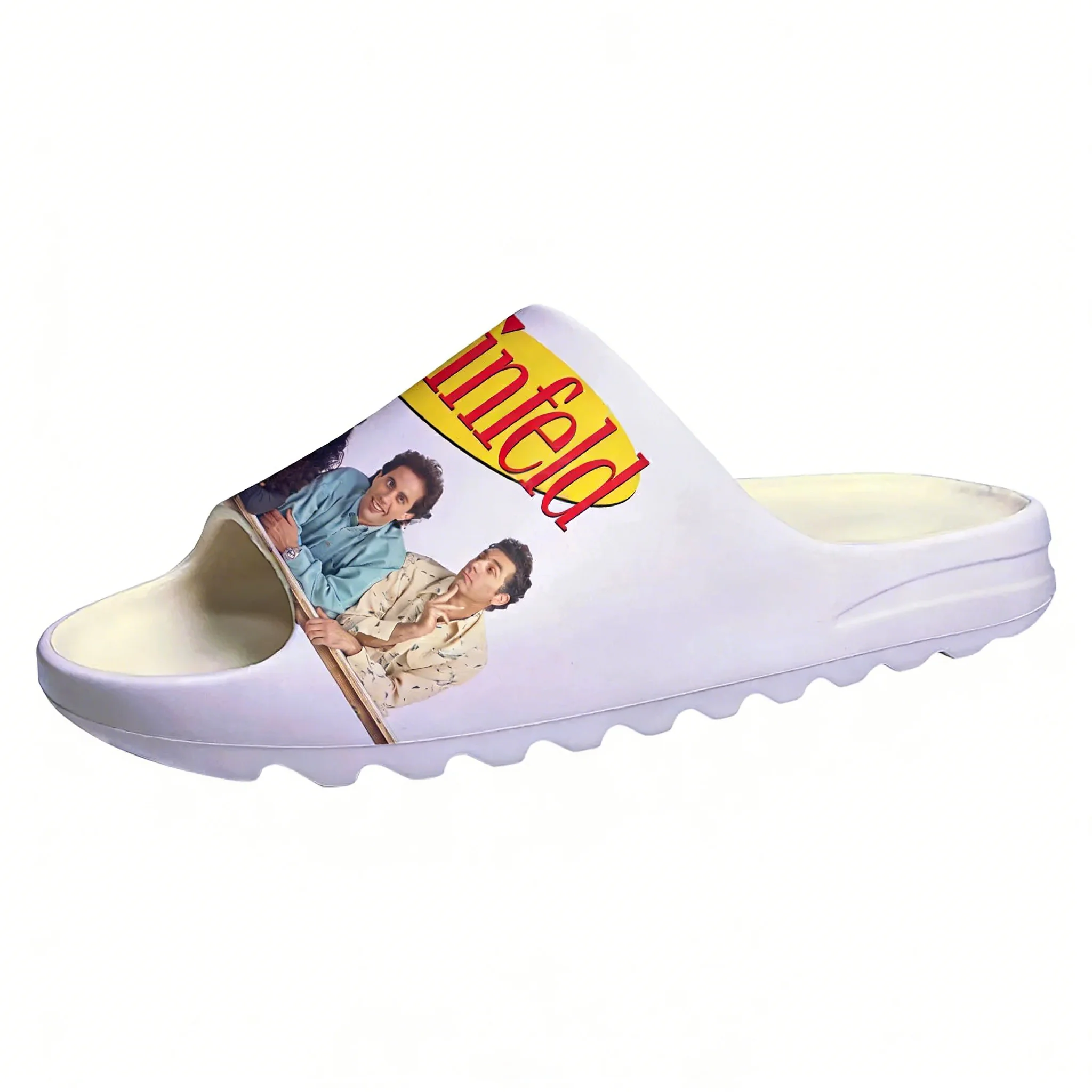 Men Shoes On - Seinfeld Sitcom Soft Sole Sllipers Home
