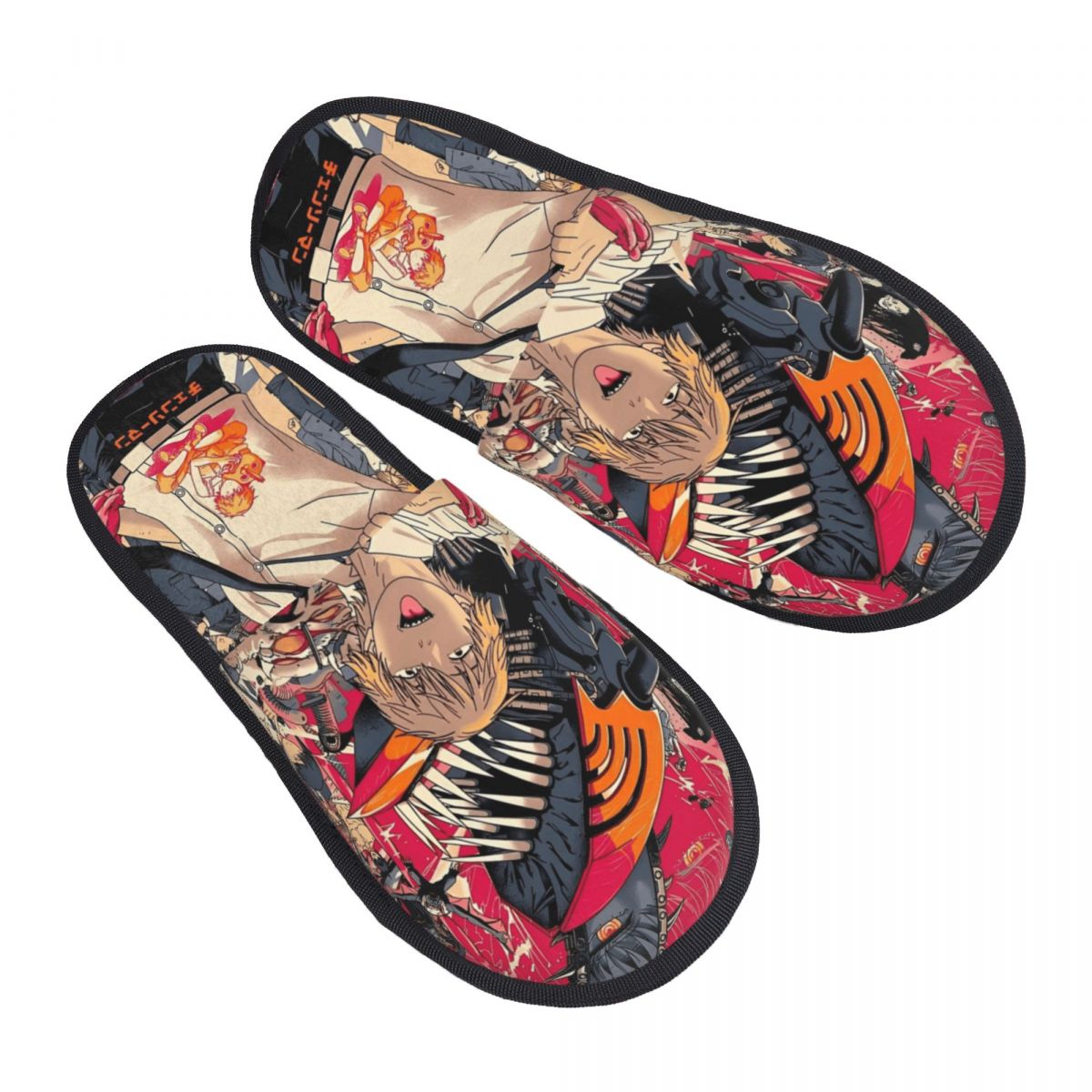 Men'S Shoes Non Slip - Chainsaw Man Reze House Slippers Living