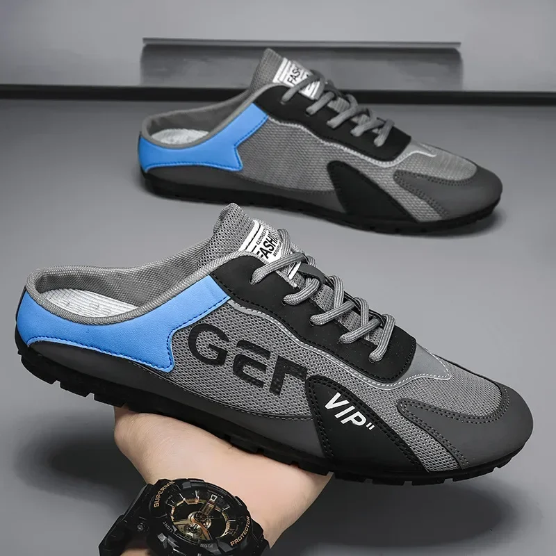 Loafer Slip On Men - Men Slippers Trend Baotou Shoes for