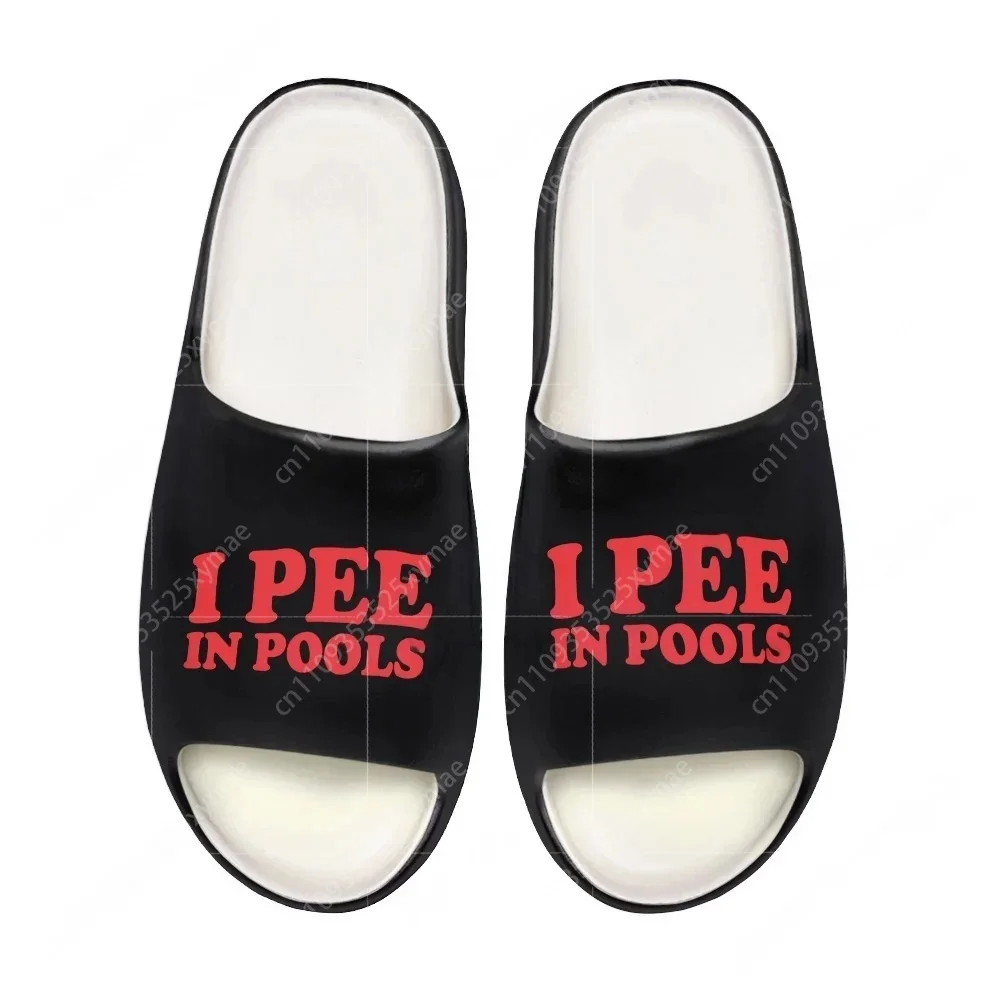 I Pee in Pools Soft Sole Sllip - Men Shoes On 리뷰 및 가격