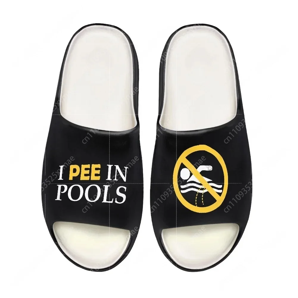 I Pee in Pools Soft Sole Sllip - Men Shoes On 리뷰 및 가격
