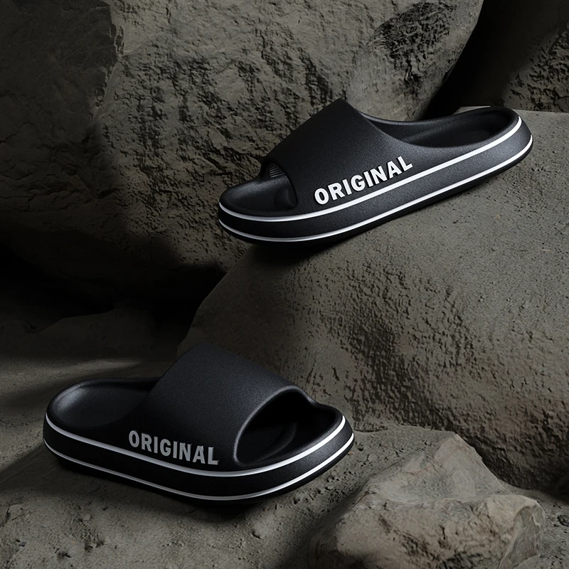 Summer Couple Slides Solid Col - Men'S Shoes Non Slip 리뷰 및 가격