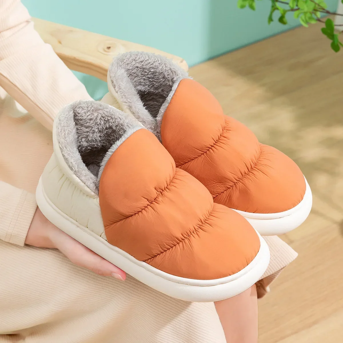 Women Men Slippers Winter Down - Men'S Shoes Non Slip 리뷰 및 가격