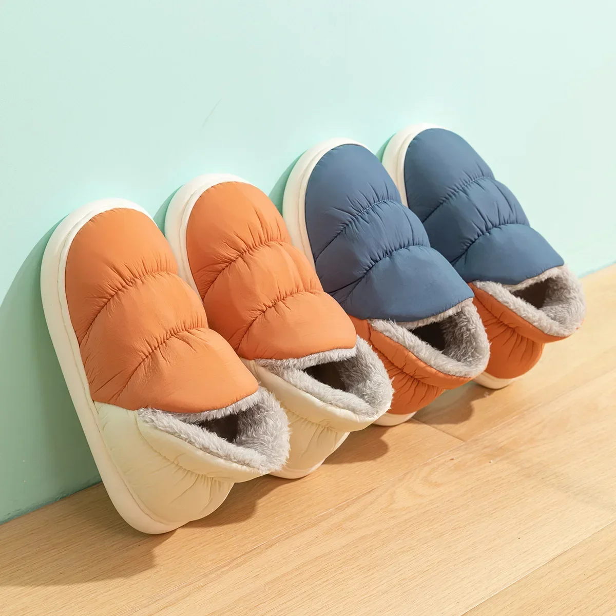 Women Men Slippers Winter Down - Men'S Shoes Non Slip 리뷰 및 가격