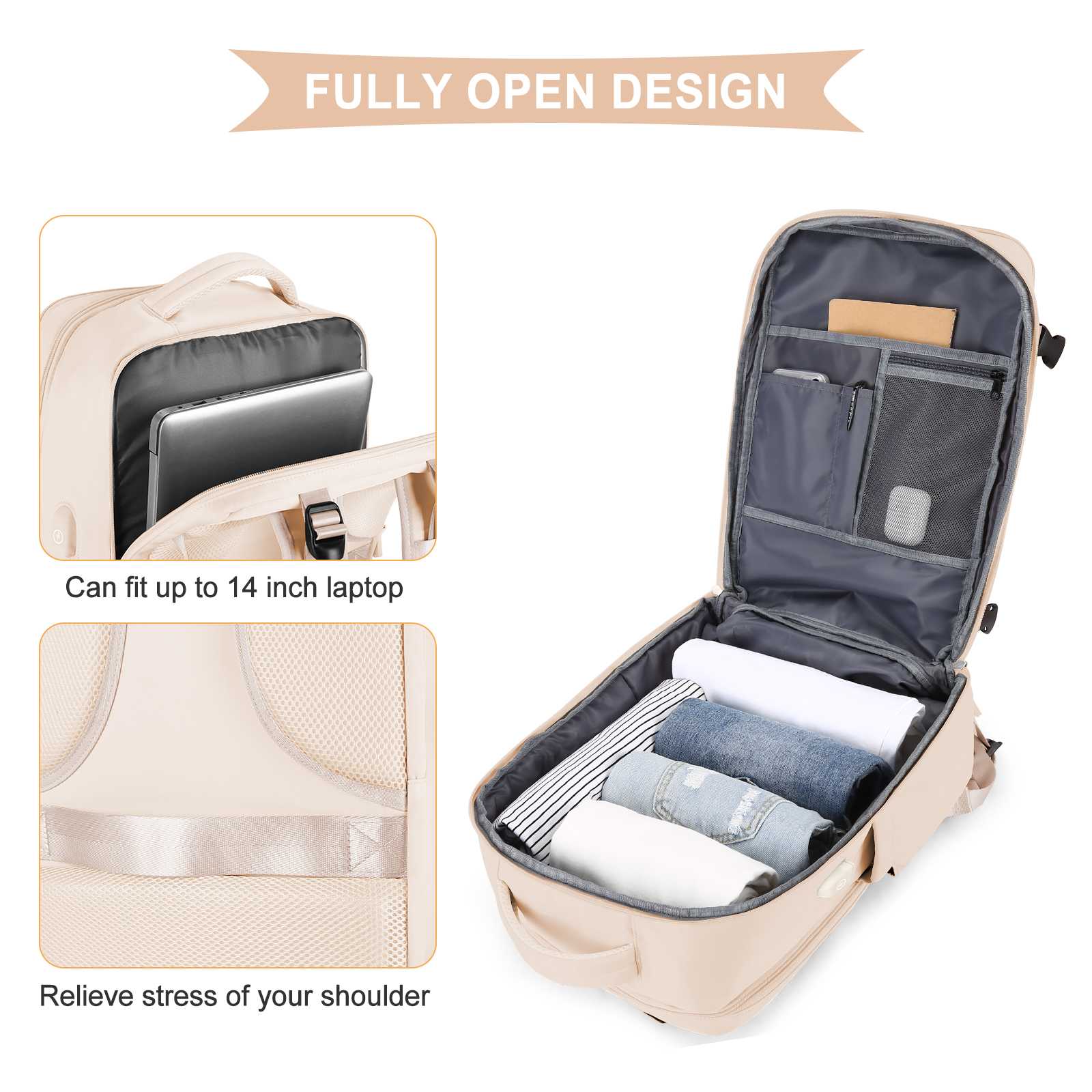 Large Travel Backpack for Men  - Men Shoes On 리뷰 및 가격