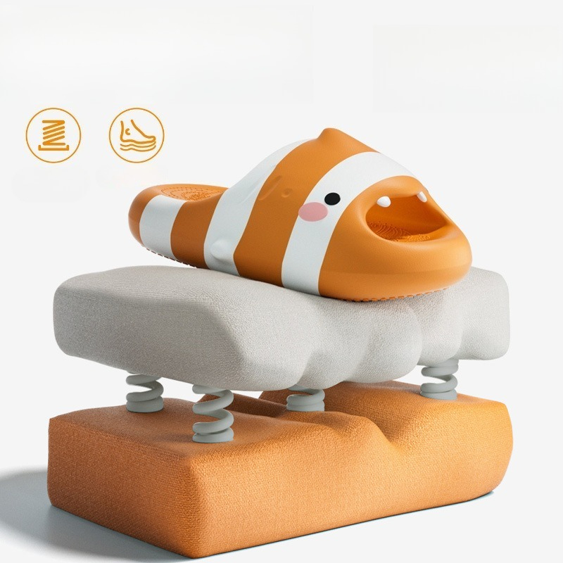 Cute Fish Cartoon Slides Women - Men'S Shoes Non Slip 리뷰 및 가격