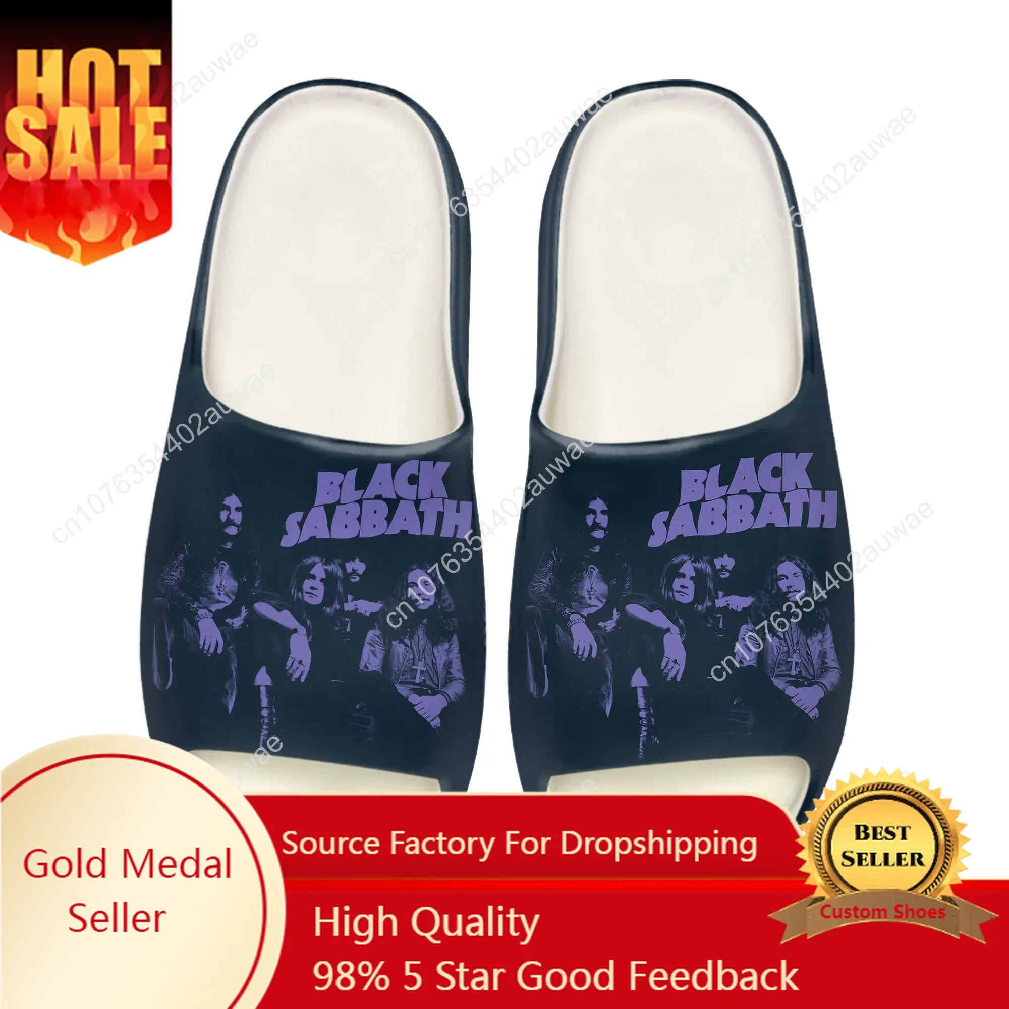 Black Heavy Metal Band Sabbath - Men Shoes On 리뷰 및 가격