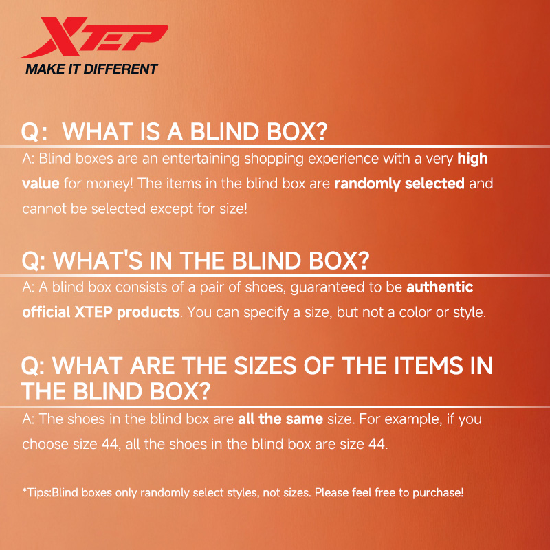 Xtep Hot Mystery Box For Men W - Men'S Shoes Limited Edition 리뷰 및 가격